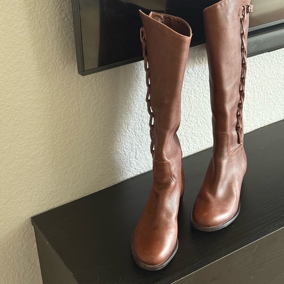 ANTONIO MELANI Tan Over the Knee Boots - Picture 2 of 13